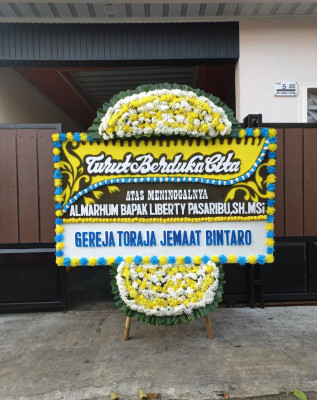 Papan Bunga Duka di Dangdang